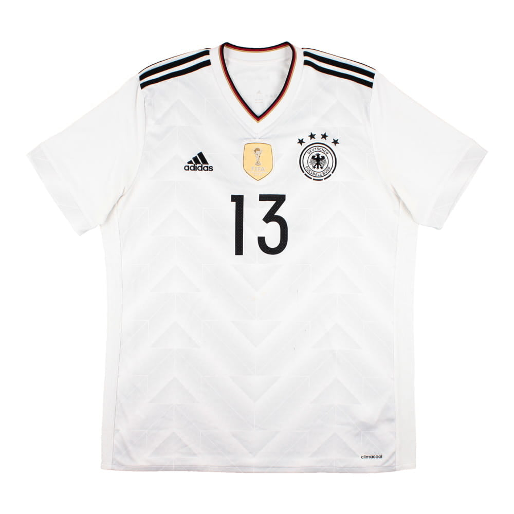 Germany 2017 Confederations Cup Home Shirt (L) Muller #13 (Good)_1