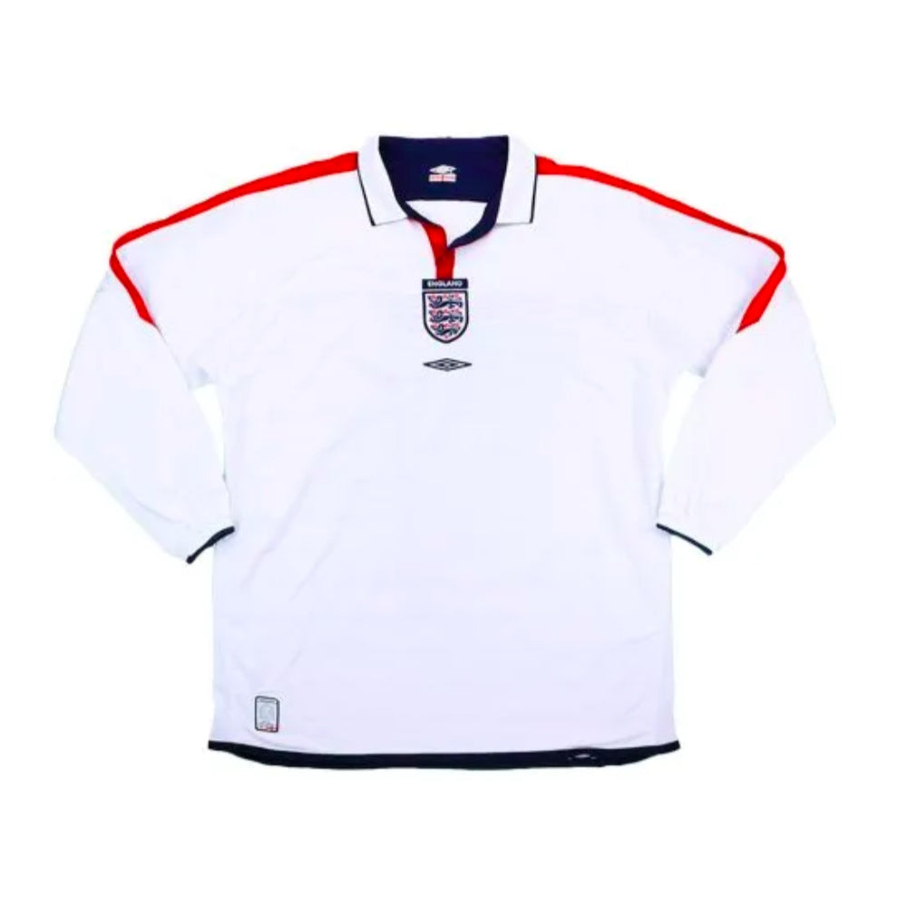 England 2003-05 Long Sleeve Home Shirt (XL) (Good)_0