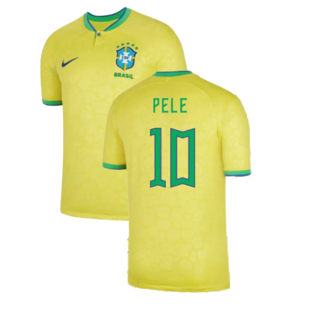 Brazil 2022-23 Home Shirt (XL) Pele #10 (Excellent)_0