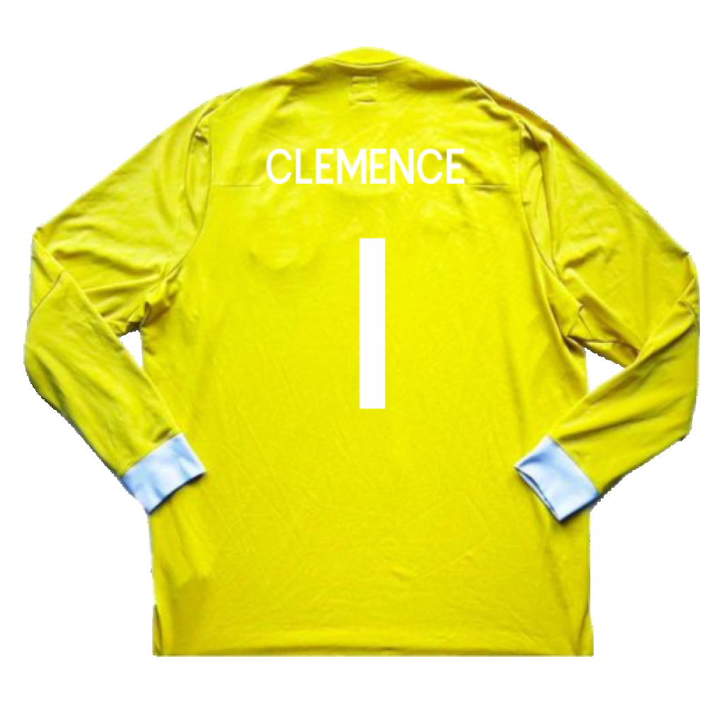 2010-2011 England Goalkeeper LS Shirt (Yellow) (Very Good) (CLEMENCE 1)_1
