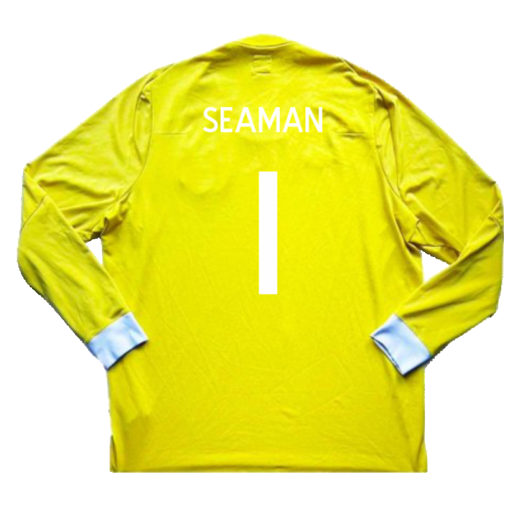 2010-2011 England Goalkeeper LS Shirt (Yellow) (Very Good) (SEAMAN 1)_1