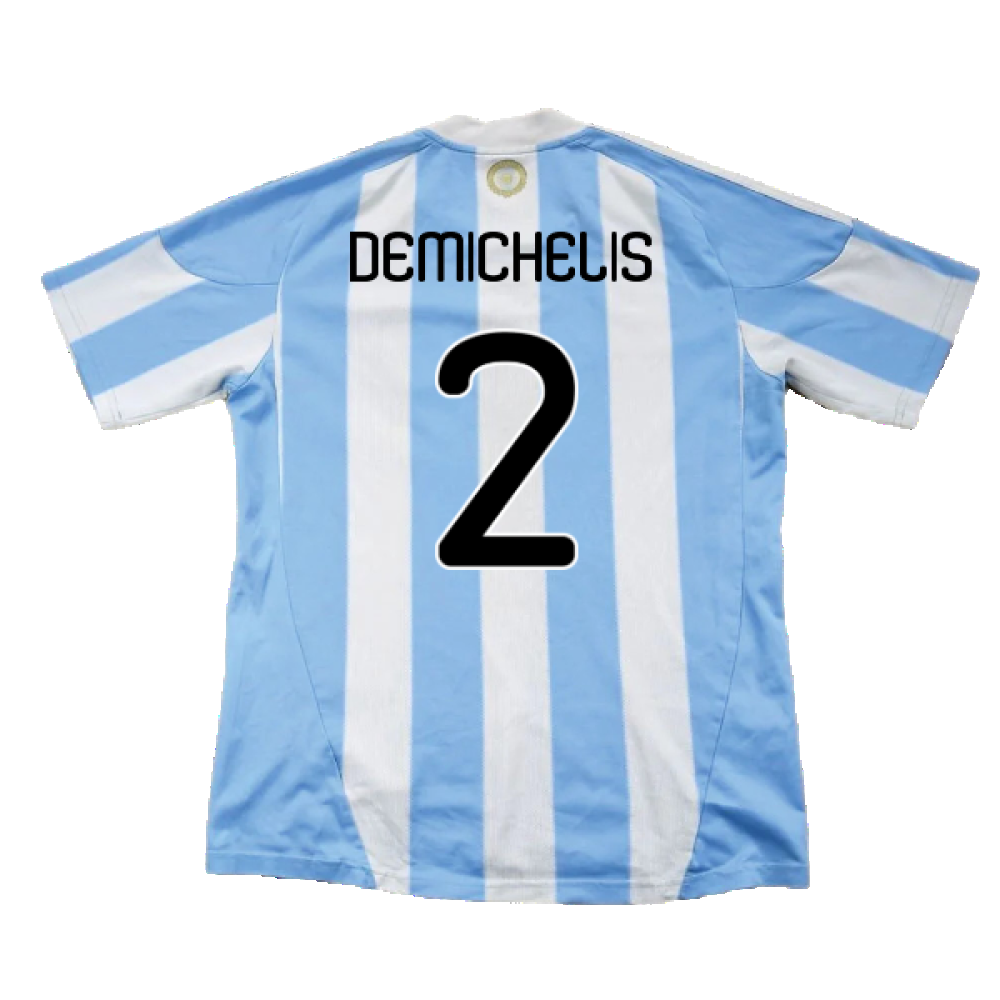 Argentina 2010-11 Home Shirt (Excellent) (Demichelis 2)_1