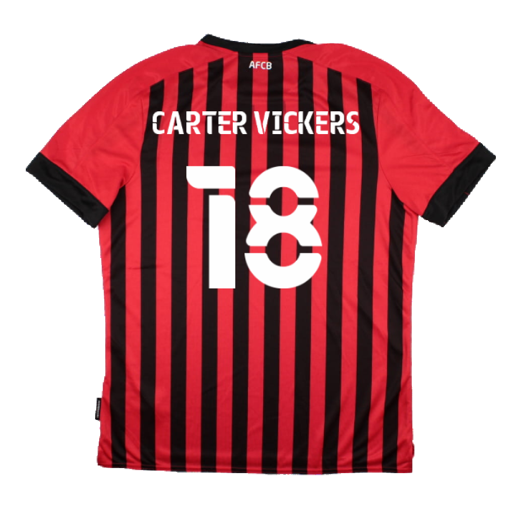 Bourenmouth 2021-22 Home Shirt (Sponsorless) (XL) (Excellent) (Carter Vickers 18)_1