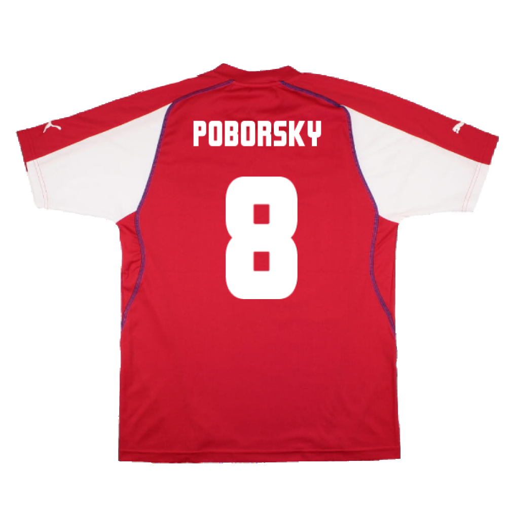Czech Republic 2003-04 Home Shirt (Excellent) (Poborsky 8)_1