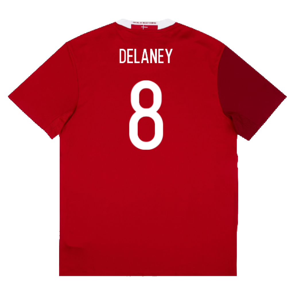 Denmark 2015-16 Home Shirt (L) (Excellent) (Delaney 8)_1