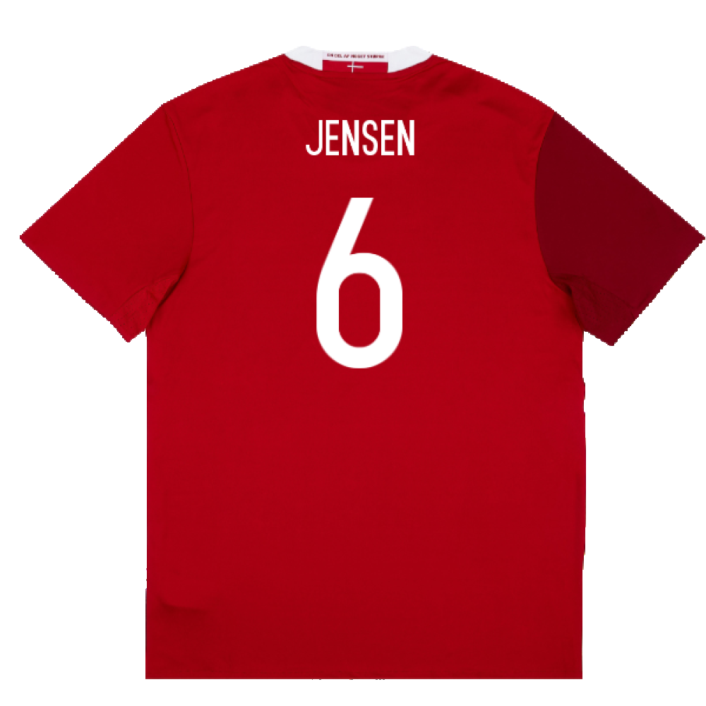 Denmark 2015-16 Home Shirt (L) (Excellent) (Jensen 6)_1