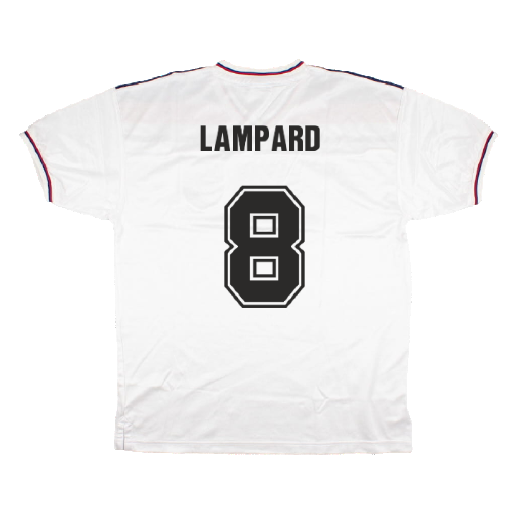 England 1980-82 Score Draw Replica Home Shirt (XL) (Excellent) (Lampard 8)_1