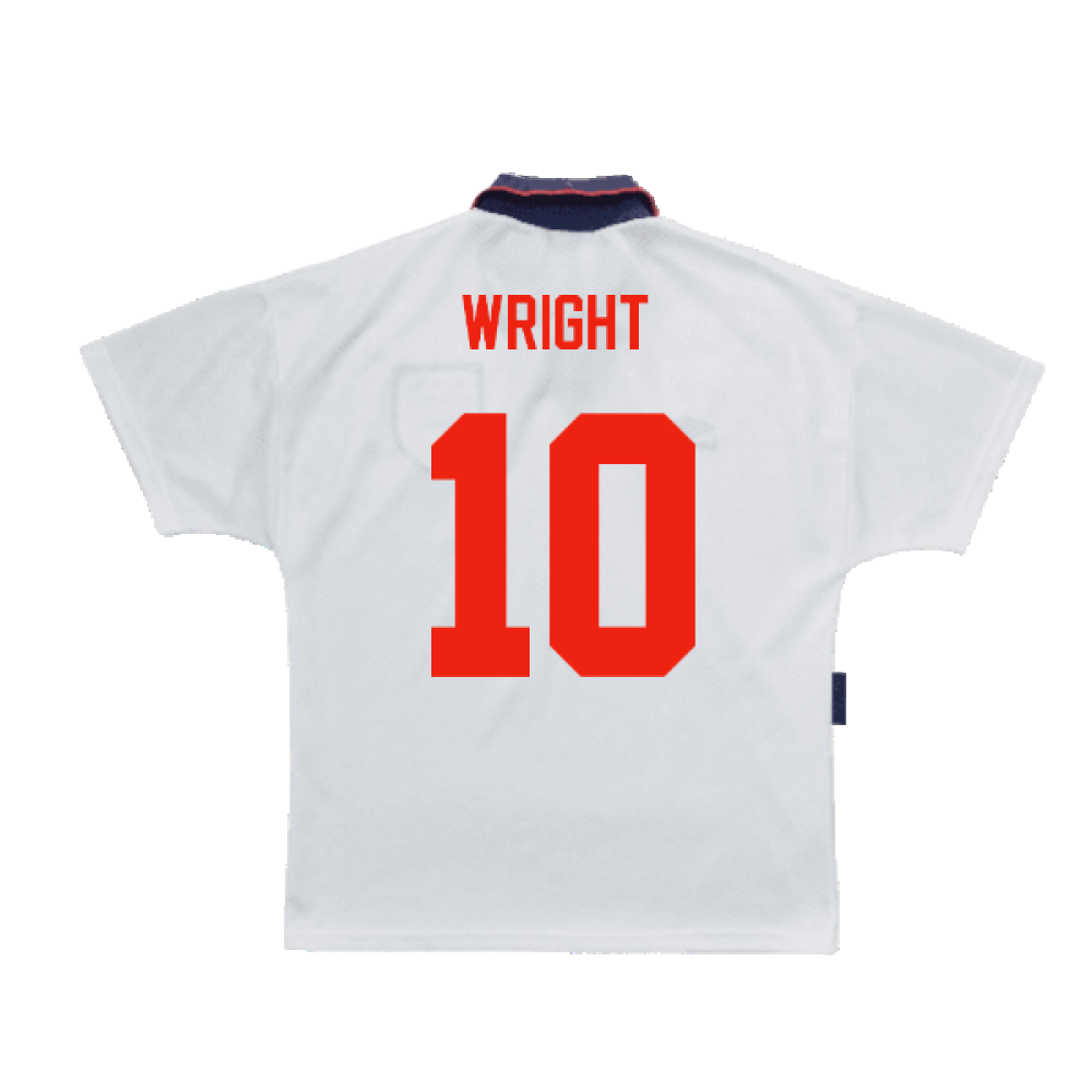England 1993-1995 Home Shirt (XL) (Excellent) (Wright 10)_1