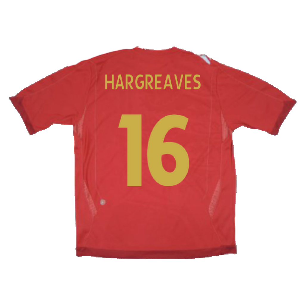 England 2006-08 Away Shirt (XL) (Good) (HARGREAVES 16)_1