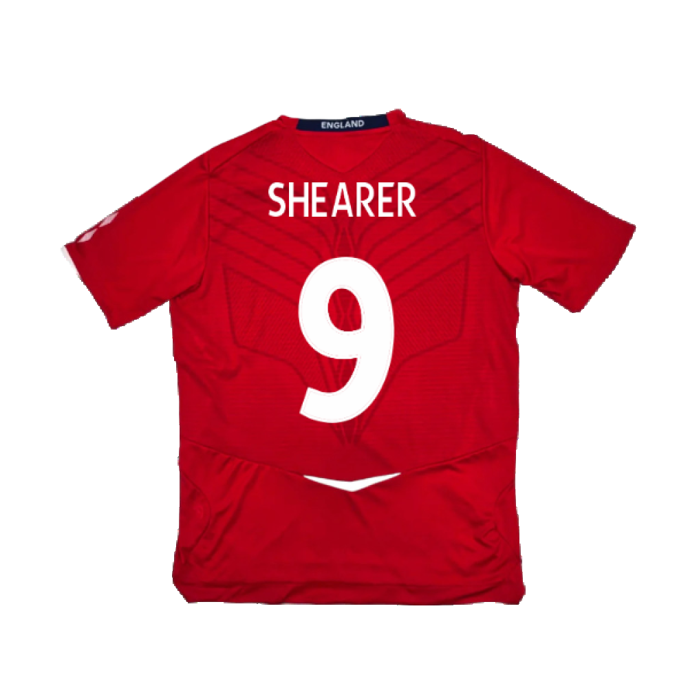 England 2008-10 Away Shirt (S) (Excellent) (SHEARER 9)_1