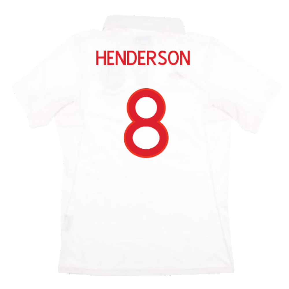 England 2009-10 Home Shirt (2XL) (Fair) (HENDERSON 8)_1