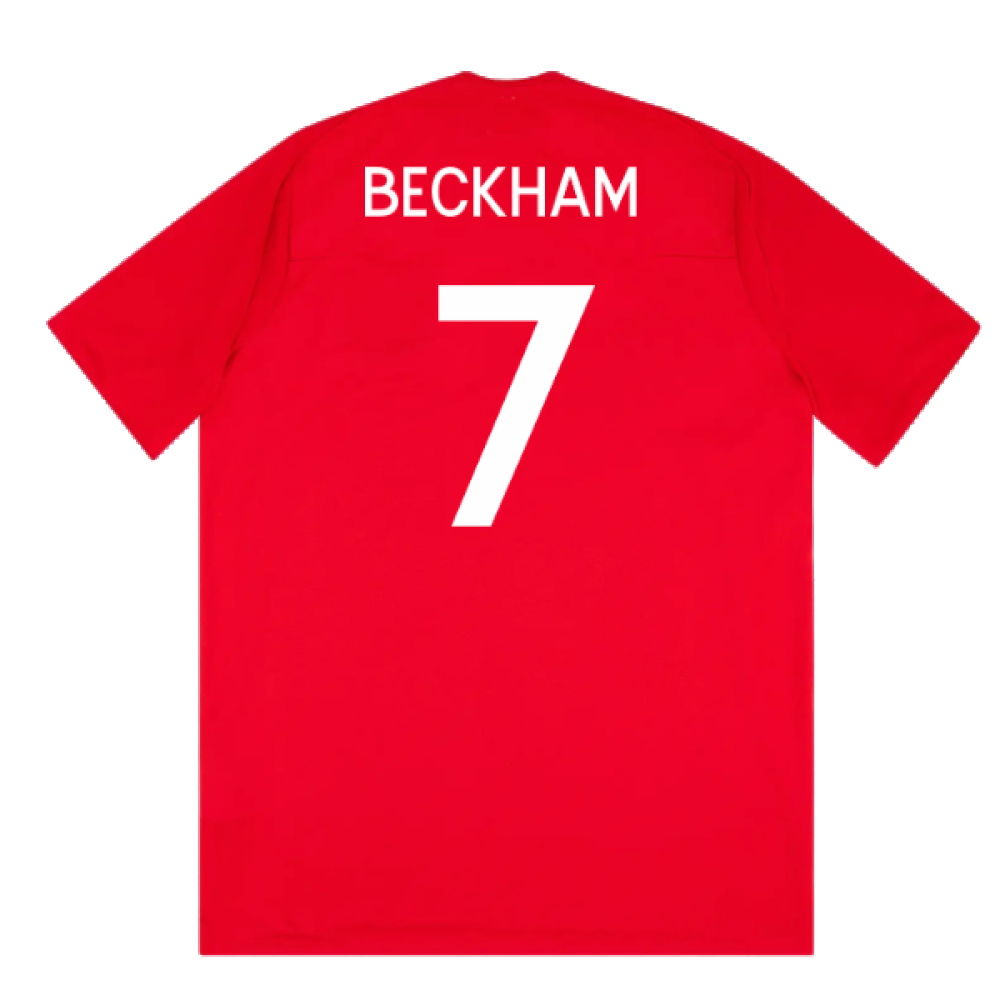 England 2010-11 Away Shirt (South Africa Badge Detail) (S) (Excellent) (BECKHAM 7)_1