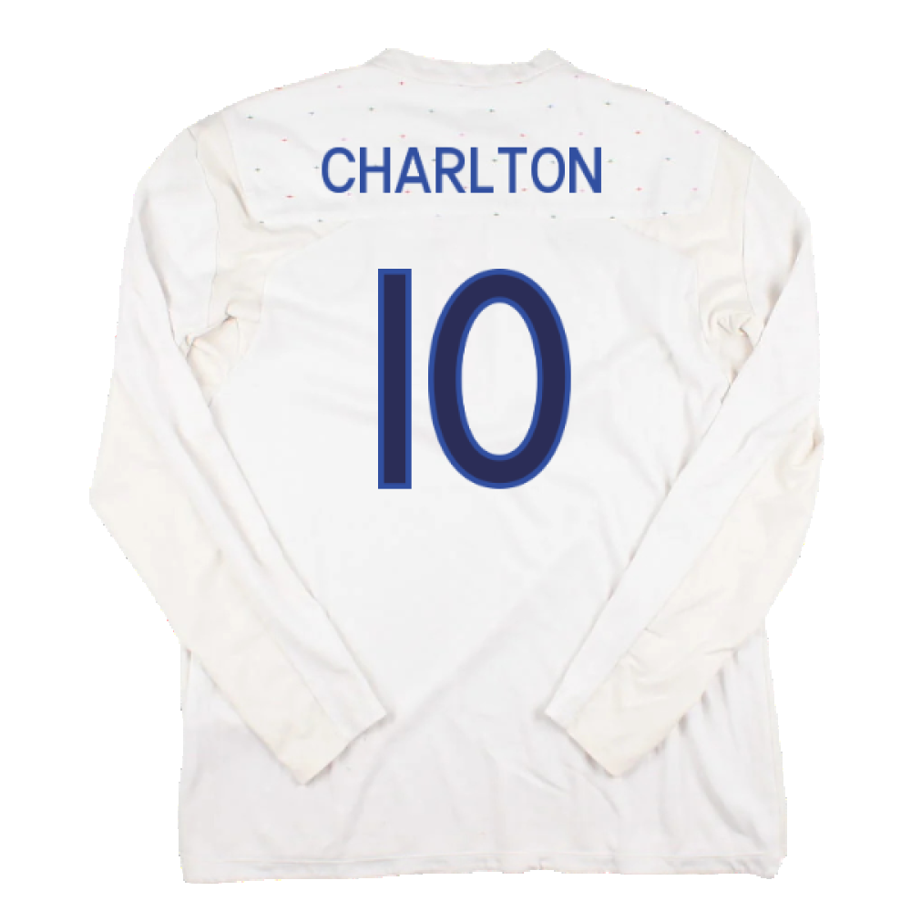 England 2010-12 Long Sleeve Home Shirt (L) (Excellent) (Charlton 10)_1