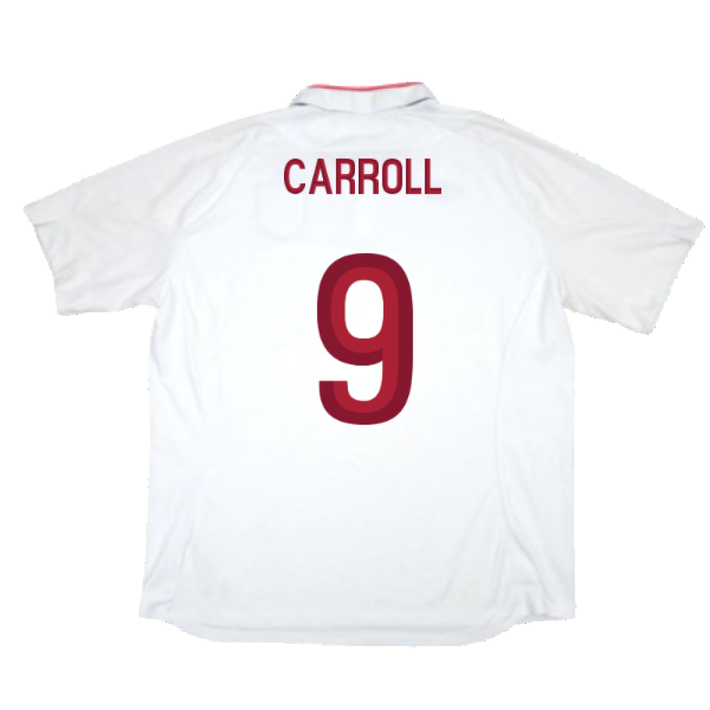 England 2012-13 Home Shirt (XL) (Very Good) (Carroll 9)_1