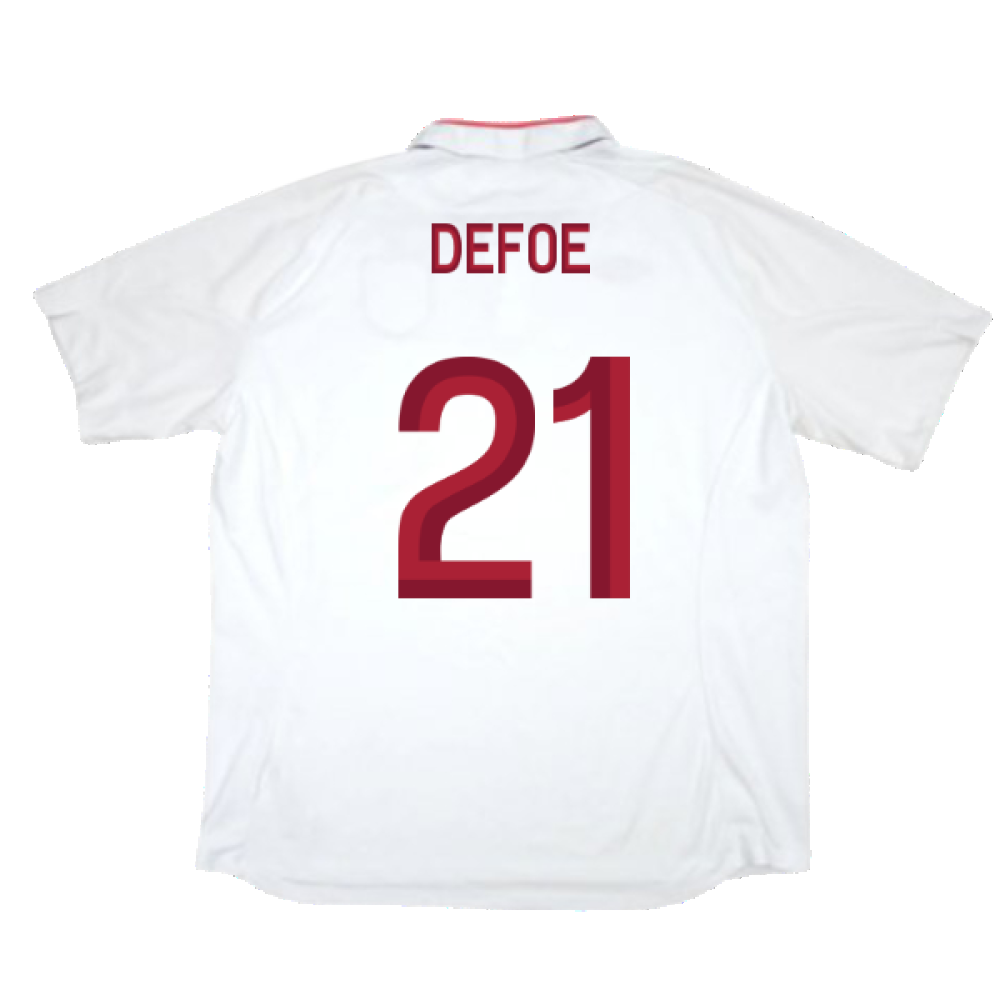 England 2012-13 Home Shirt (XXL) (Good) (Defoe 21)_1