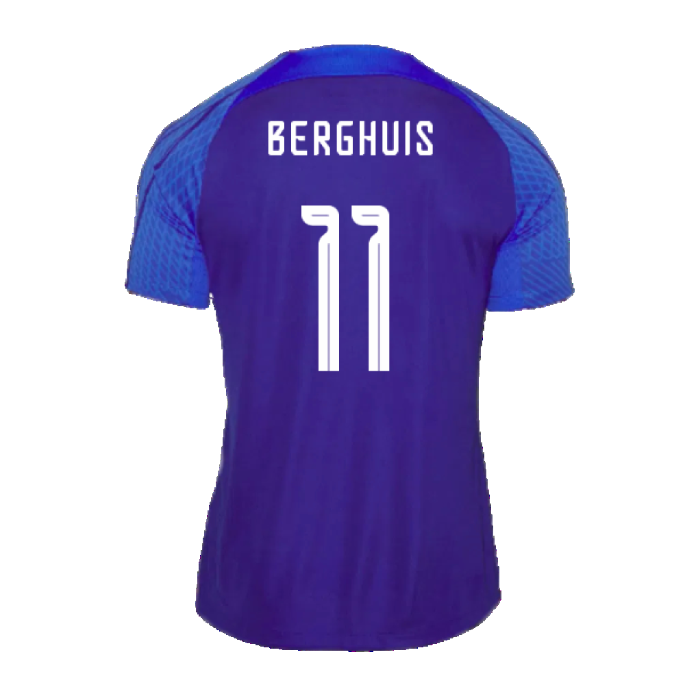Holland 2022-23 Nike Training Shirt (L) (BERGHUIS 11) (Excellent)_1