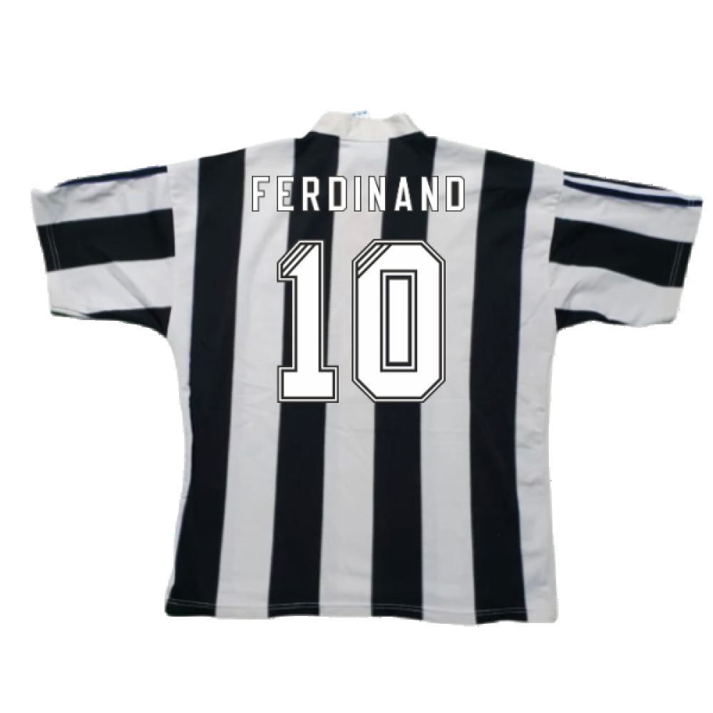 Newcastle 1995-1997 Home Shirt (M) (Very Good) (Ferdinand 10)_1