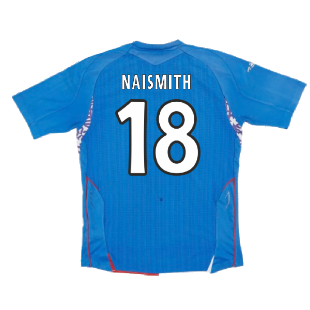 Rangers 2007-08 Home Shirt (Excellent) (Naismith 18)_1