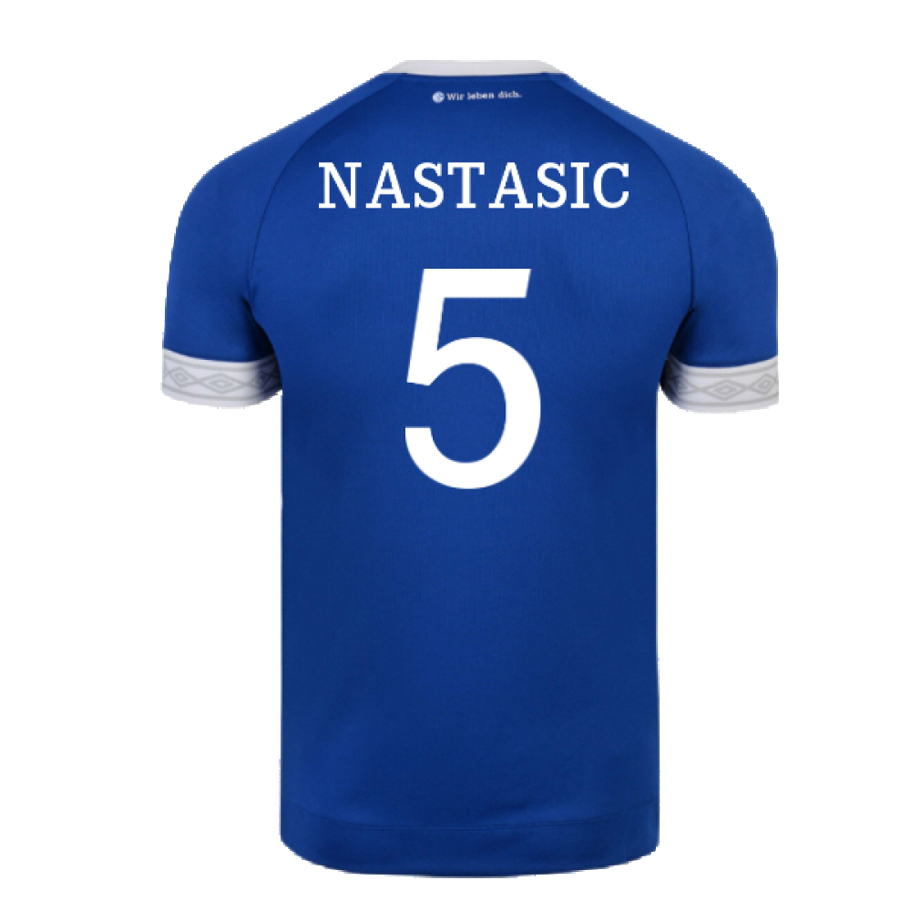Schalke 2018-19 Home Shirt (2XL) (Excellent) (Nastasic 5)_1