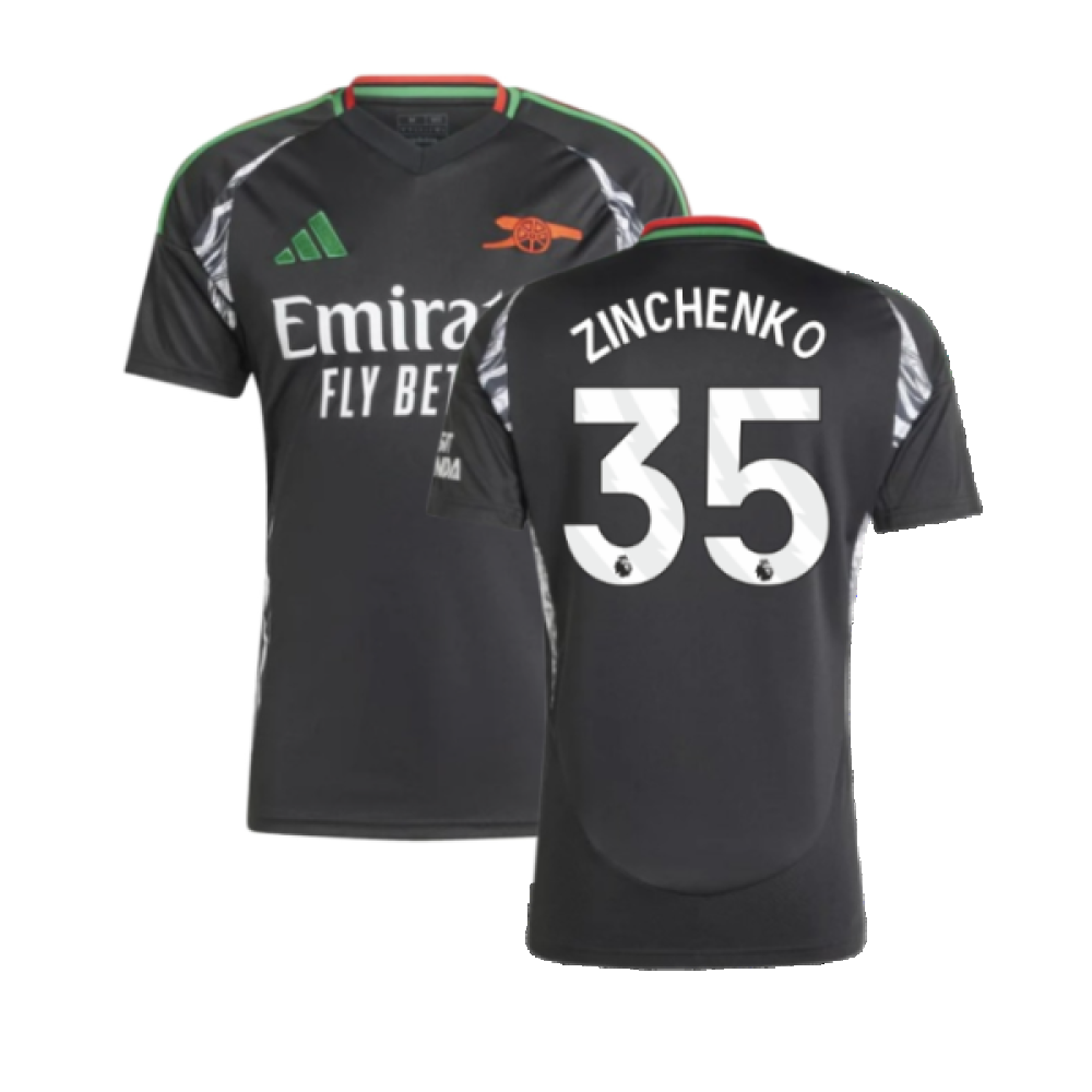 2024-2025 Arsenal Away Shirt (Zinchenko 35) – Classic Football Kit