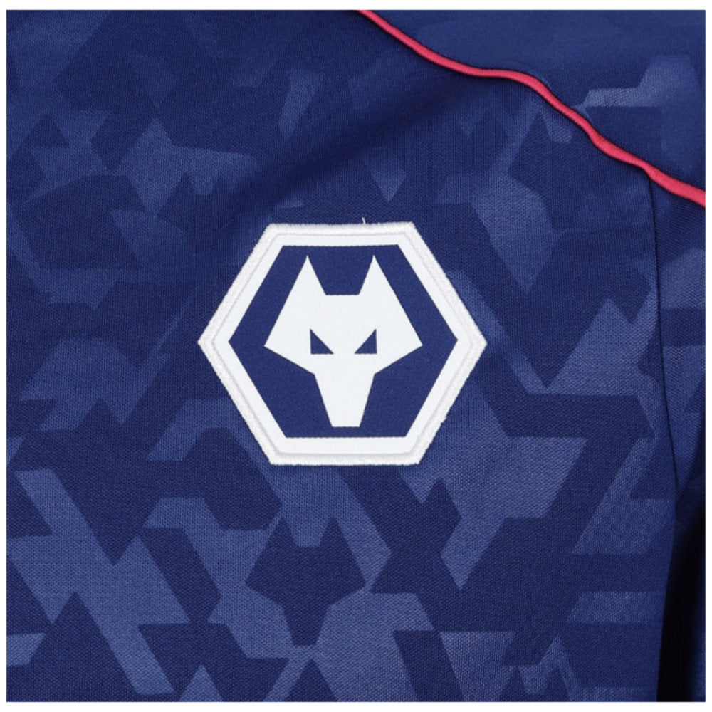 2024-2025 Wolves Pre Match Anthem Jacket - Blue_2