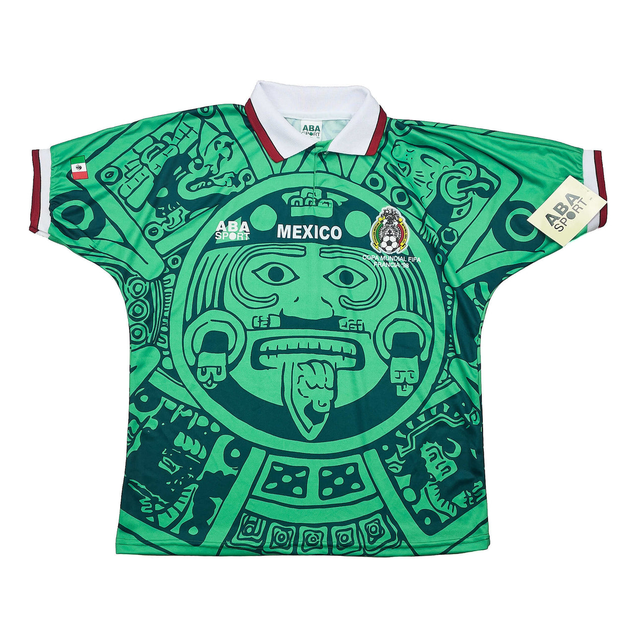 1998 Mexico *Reissue* World Cup Edition Home (Multiple) ABA Sport, Large / Mexico / 1998