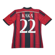 Camiseta de local 2014/15 AC Milan Kaka #22 (M) Adidas