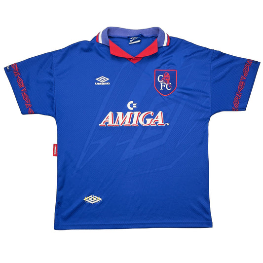 Cult Kits - 1993/94 CHELSEA HOME SHIRT (XL) UMBRO