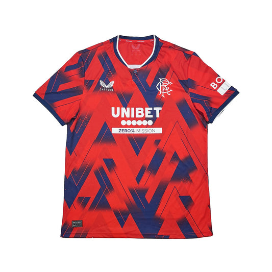 Cult Kits - 2023/24 RANGERS *BNWOT* FOURTH SHIRT (MULTIPLE SIZES) CASTORE, Medium / Rangers / 2023