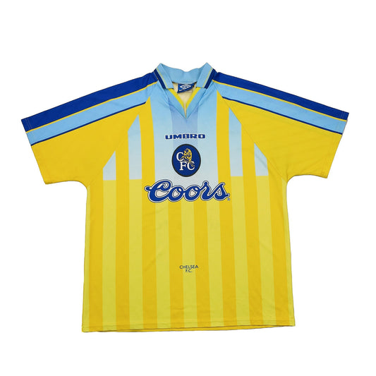 1996/97 CHELSEA AWAY SHIRT (XL) UMBRO
