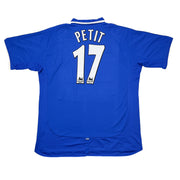 Camiseta de la primera equipación del Chelsea 2001/03 (XL) Umbro, dorsal #17 de Petit
