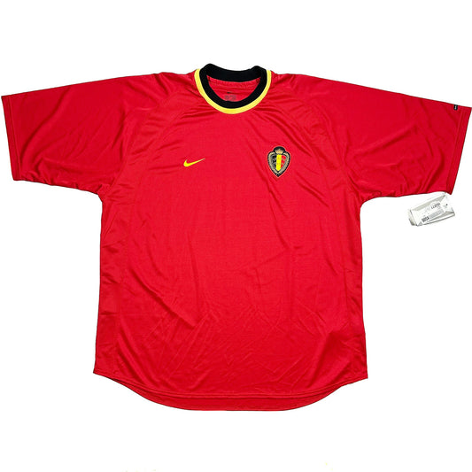 CULT KITS - 2000/02 BELGIUM *BNWT* HOME SHIRT (XL) NIKE