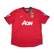 Camiseta de la primera equipación del Manchester United 2012/13 Buttner #28 *NUEVA CON ETIQUETAS* (XXL) Nike