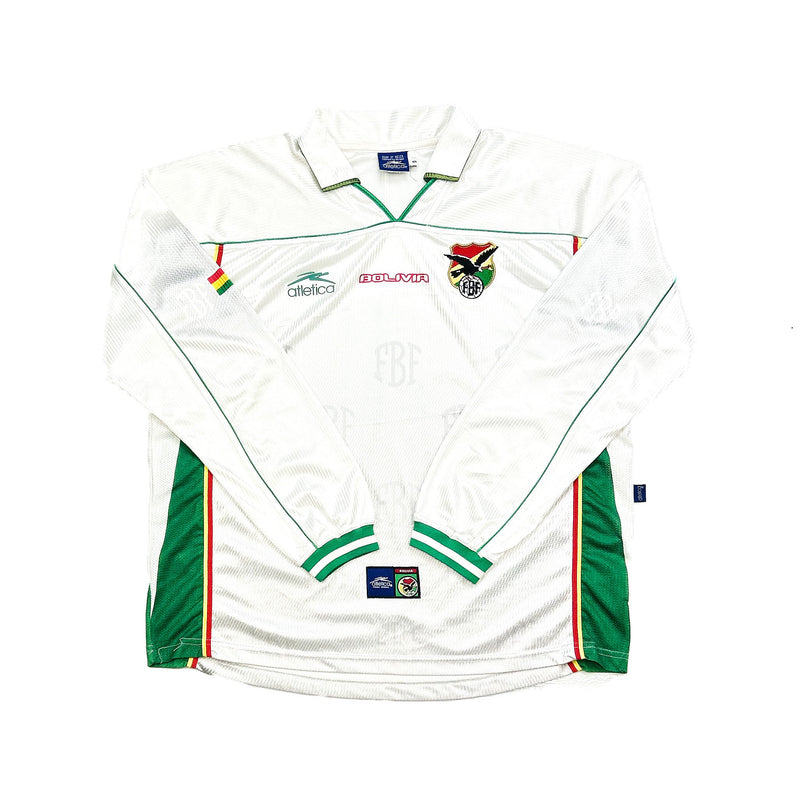 2002 Bolivia L/S Away Shirt (L) Atletica