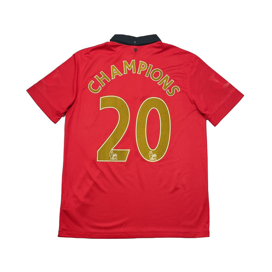 CULT KITS - 2013/14 MANCHESTER UNITED 'CHAMPIONS' HOME SHIRT (L) NIKE