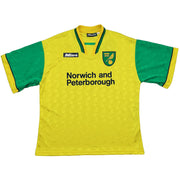 Camiseta Mitre del Norwich City (M) Local 1996/97
