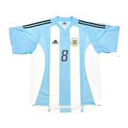 Camiseta Adidas de Argentina 2002/04 Zanetti #8 Local (L)