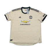 Camiseta de visitante auténtica del Manchester United 2019/20 de James #21 *Nueva con etiquetas* (XXL) Adidas