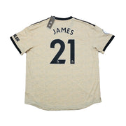 Camiseta de visitante auténtica del Manchester United 2019/20 de James #21 *Nueva con etiquetas* (XXL) Adidas