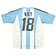 2002/04 Argentina Kily #18 Camiseta Local (L) Adidas