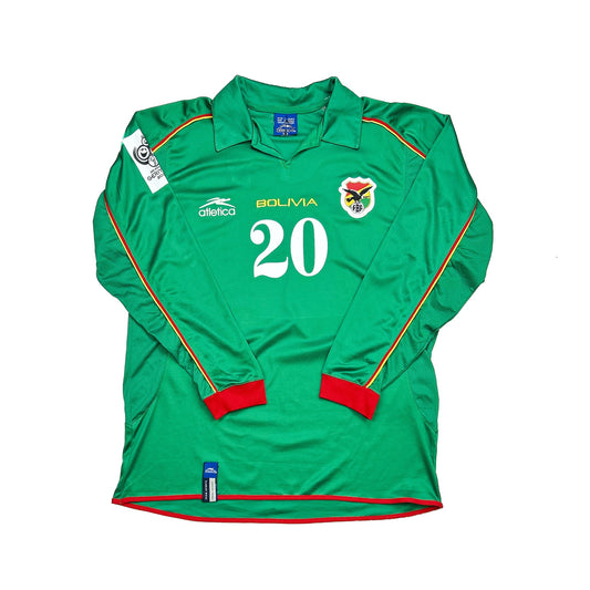 CULT KITS - 2004/06 BOLIVIA BOTERO #20 L/S HOME SHIRT (M) ATLETICA