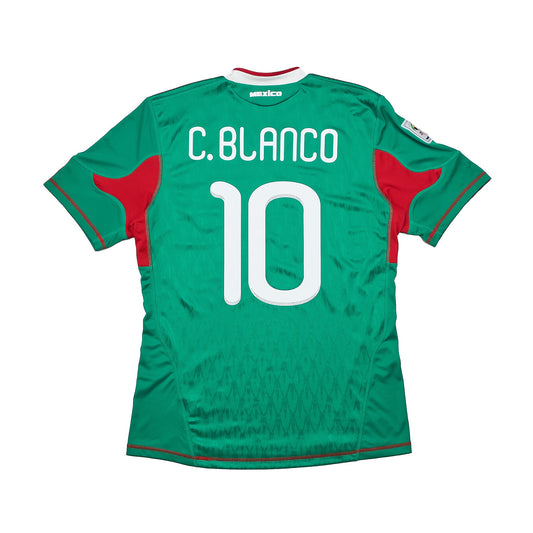 2010/11 MEXICO C.BLANCO #10 HOME SHIRT (M) ADIDAS, Cult Kits