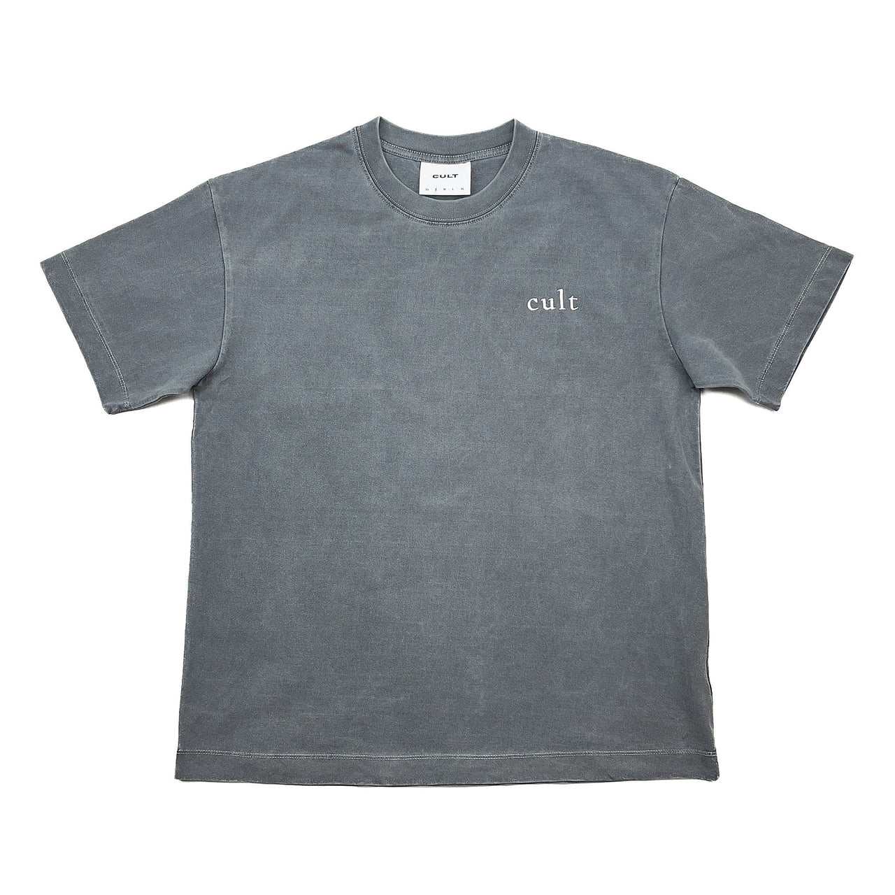 South China Embroidered Cult Tee - Charcoal | Cult Kits, Large / South China / Charcoal