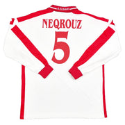 2002/03 Bari Neqrouz #5 Manga Larga *Issue de Partido* Camiseta Local (XL) Lotto