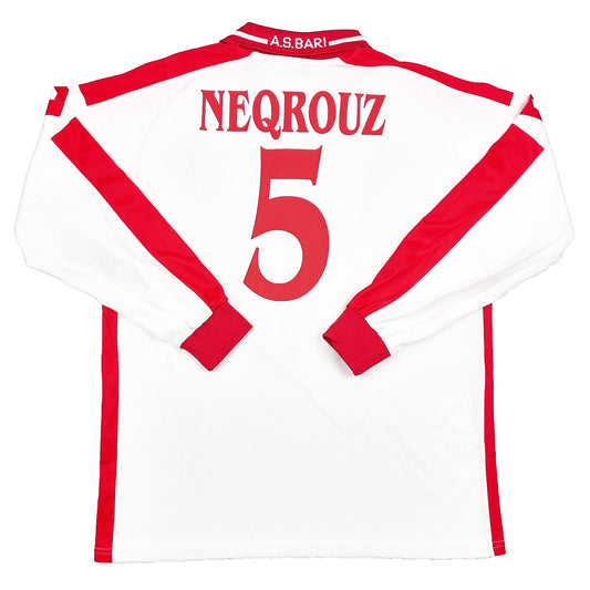 2002/03 BARI NEQROUZ #5 L/S *MATCH ISSUE* HOME SHIRT (XL) LOTTO
