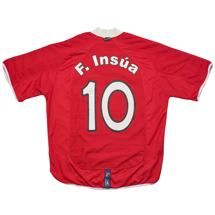 2002/03 Camiseta Independiente F.Insua #10 Local (M) Topper