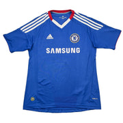 2010/11 Chelsea David Luiz #4 Camiseta Local (S) Adidas