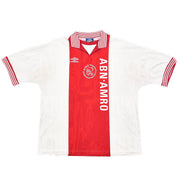 Camiseta local Ajax Kluivert #9 (XXL) Umbro 1996/97
