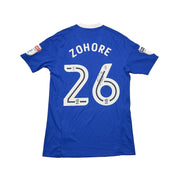 Camiseta de local Cardiff City 2016/17 Zohore #26 *Emitida para partido + Firmada* (Talla S) Adidas