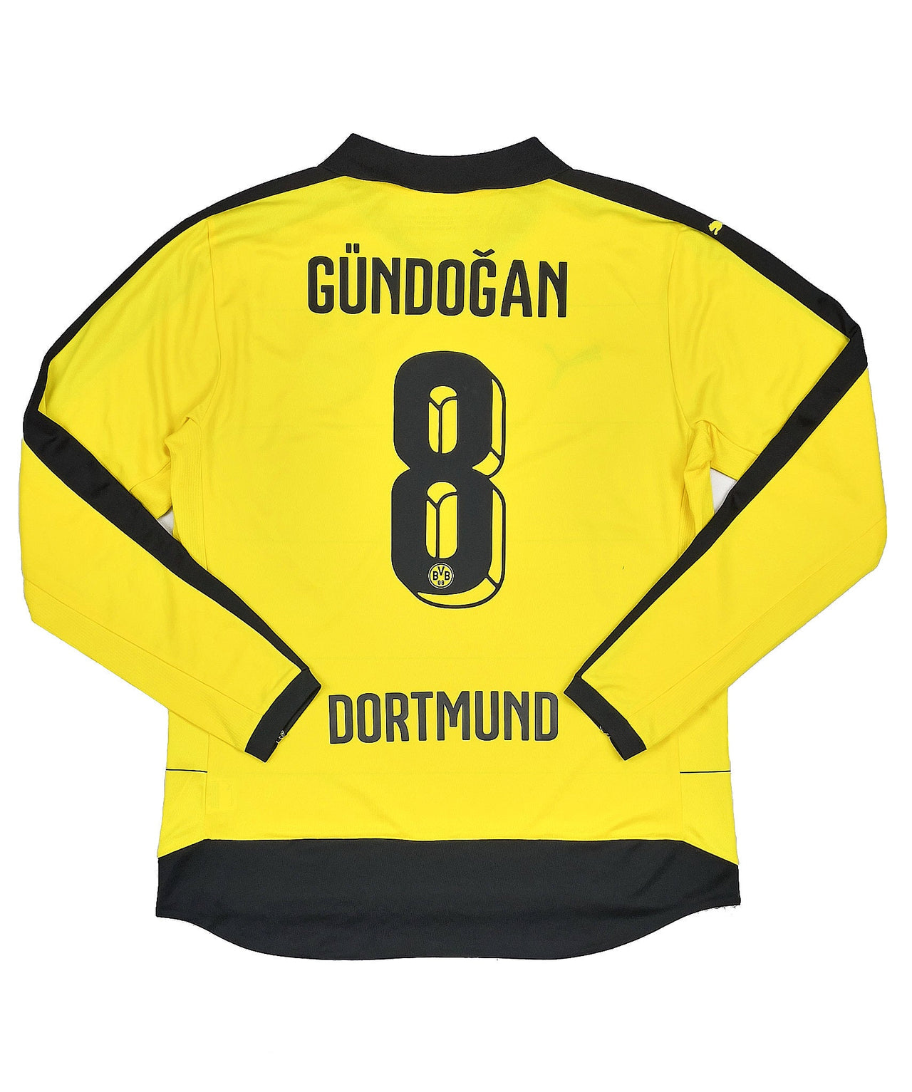 2015/16 DORTMUND GUNDOGAN #8 L/S HOME SHIRT (L) PUMA - CULT KITS